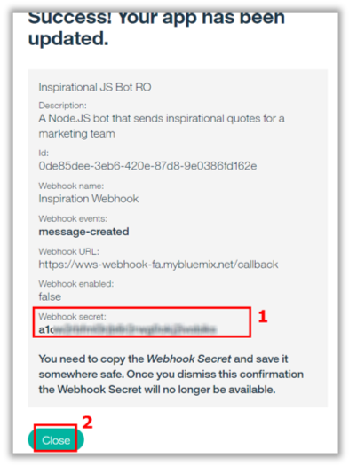 Webhook Secret