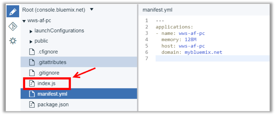 Opening Index.js